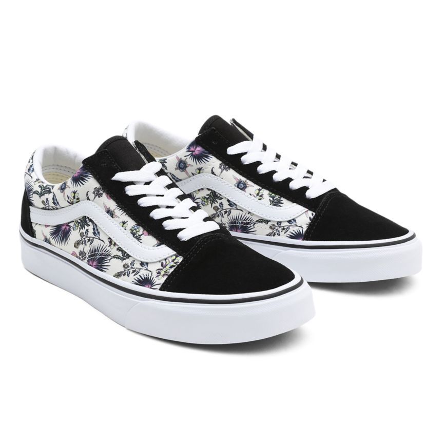 Vans Paradise Floral Old Skool Dam Lila/Vita - Vans Låga Skor Prisjakt (LAKMC4659)